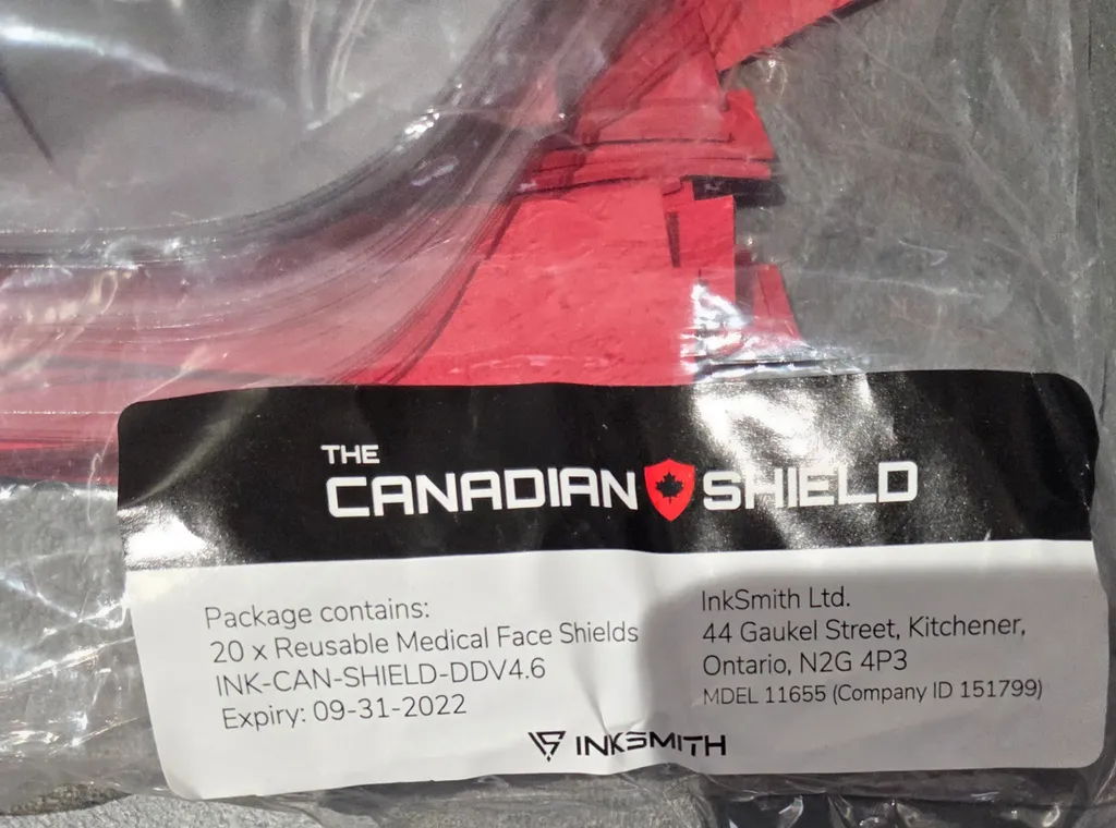 Reusable Medical Face Shields Canadian Shield photo 1
