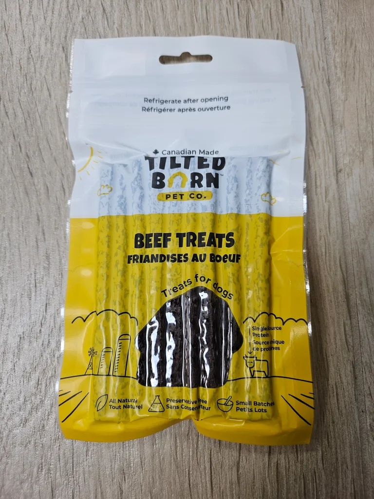 Tilted Barn dog treats - beef  photo 1