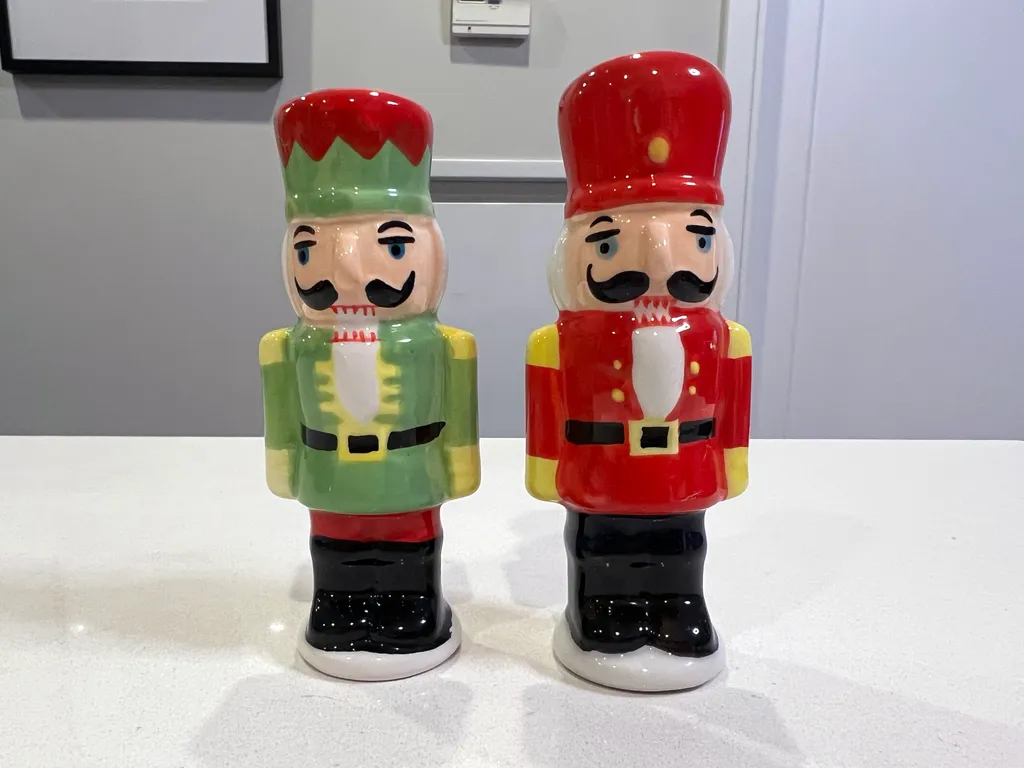 Nutcracker Salt & Pepper Shakers - New in the box photo 1