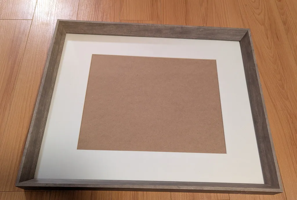 Grey Wood Large Picture Frame photo 1