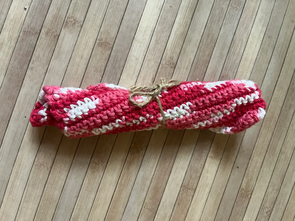 New handmade crochet dish cloth photo 1