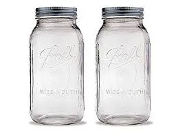2L or 64oz Wide Mouth Mason Jars photo 1