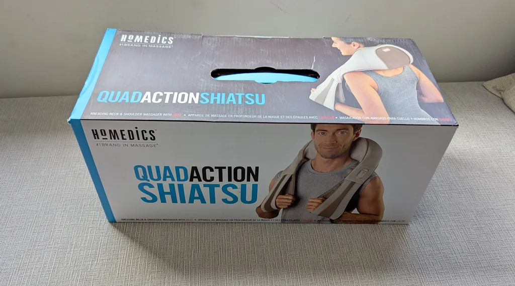 Brand New Homedics QuadAction Shiatsu Massager with Heat photo 1