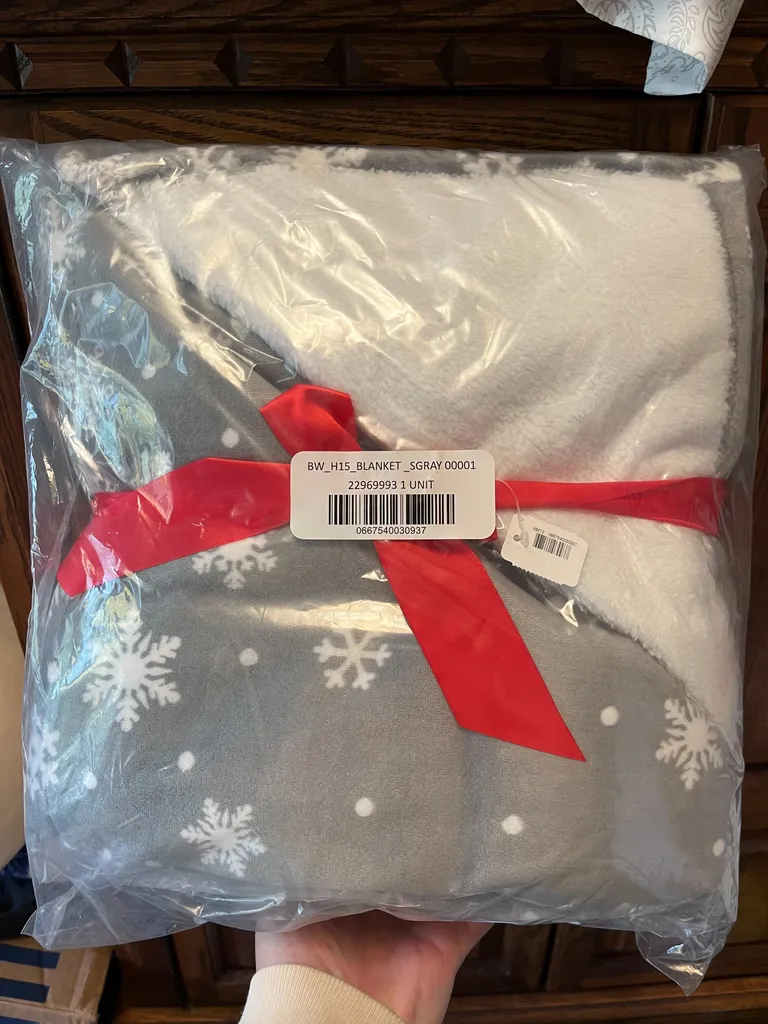 Winter throw blanket  photo 1