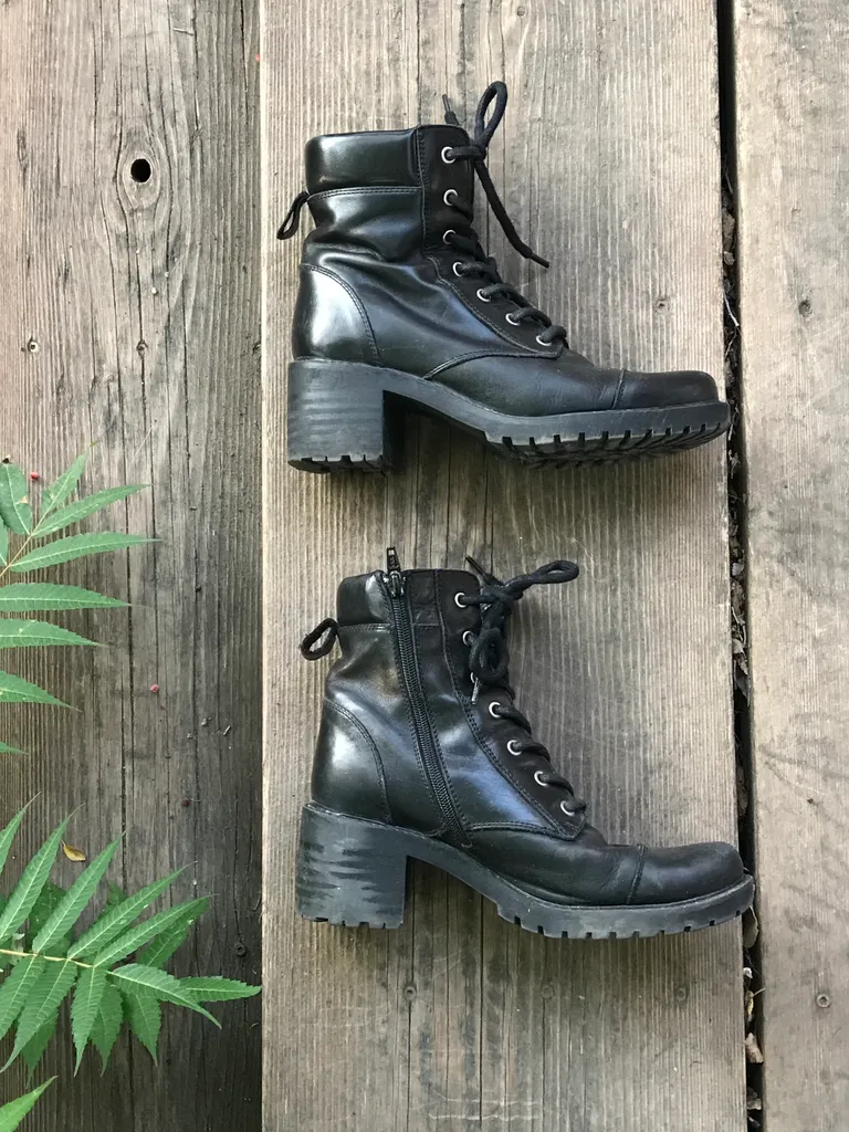 Black ankle booties - W 7.5 photo 1