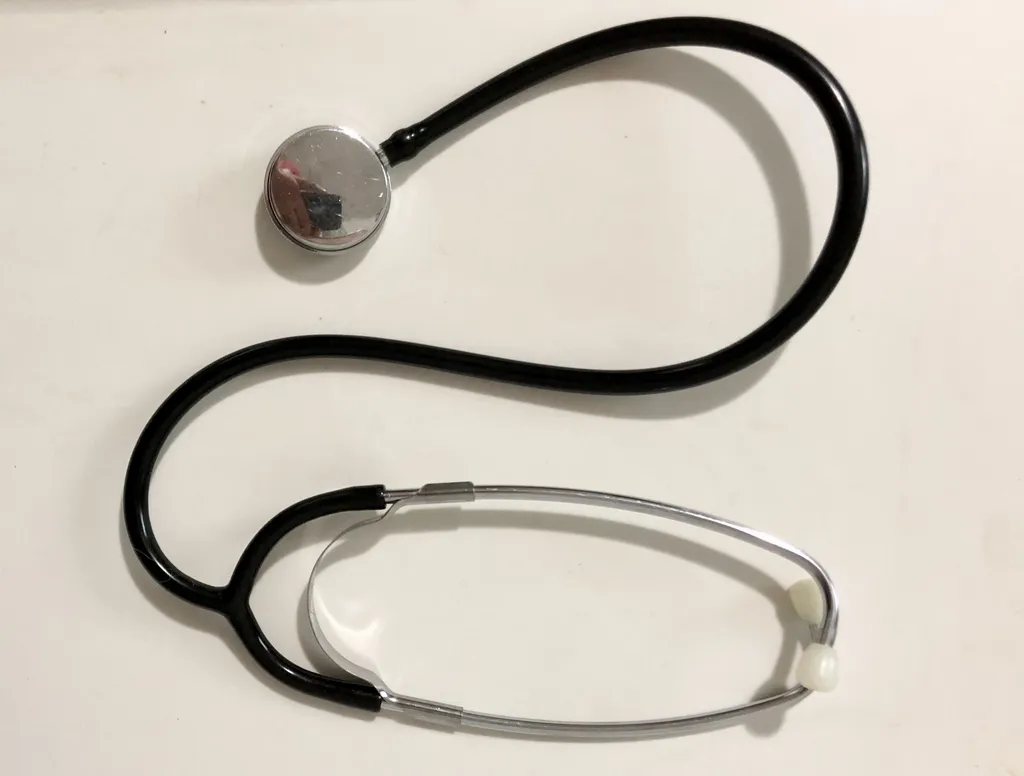 Black stethoscope  photo 1