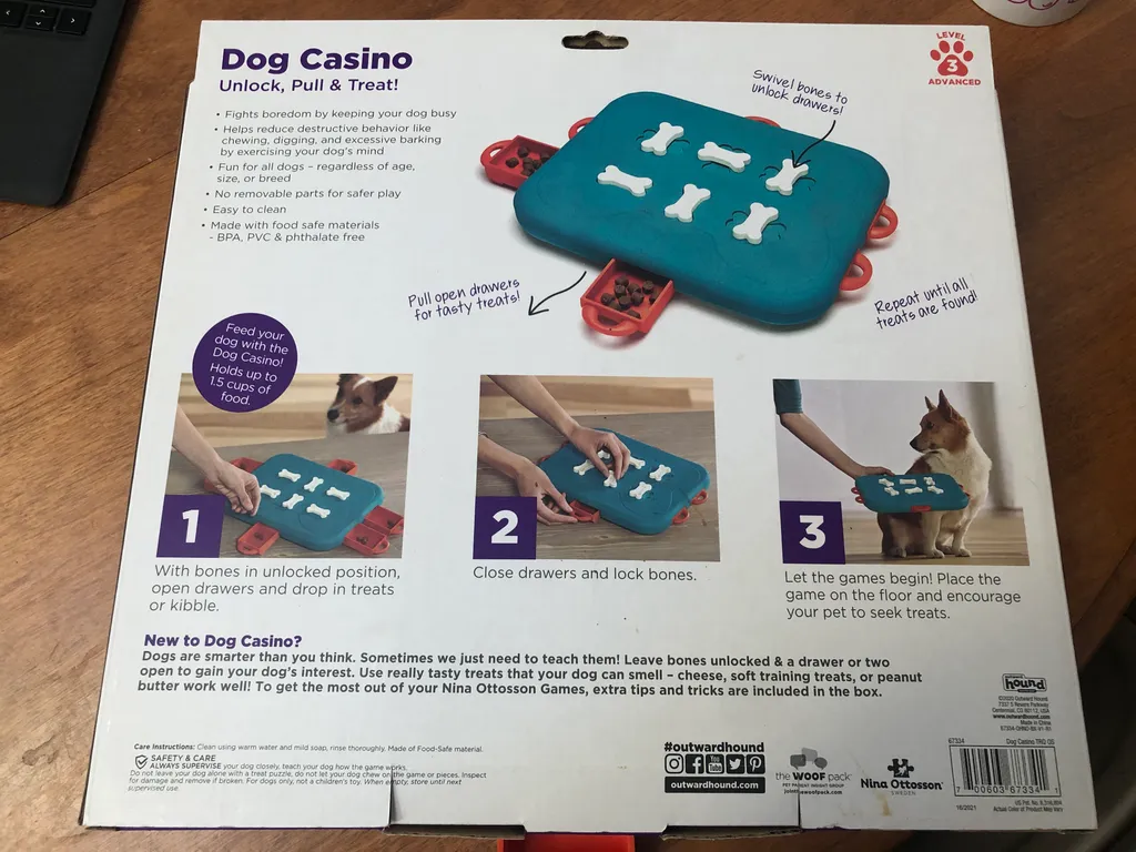 Dog food puzzle  photo 1
