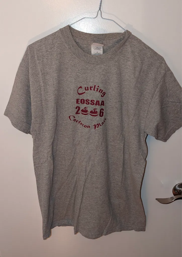 Curling EOSSAA 2006 Carleton Place T-shirt - Size Men's Medium photo 1