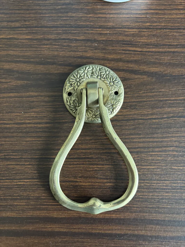 Brass door knocker  photo 1