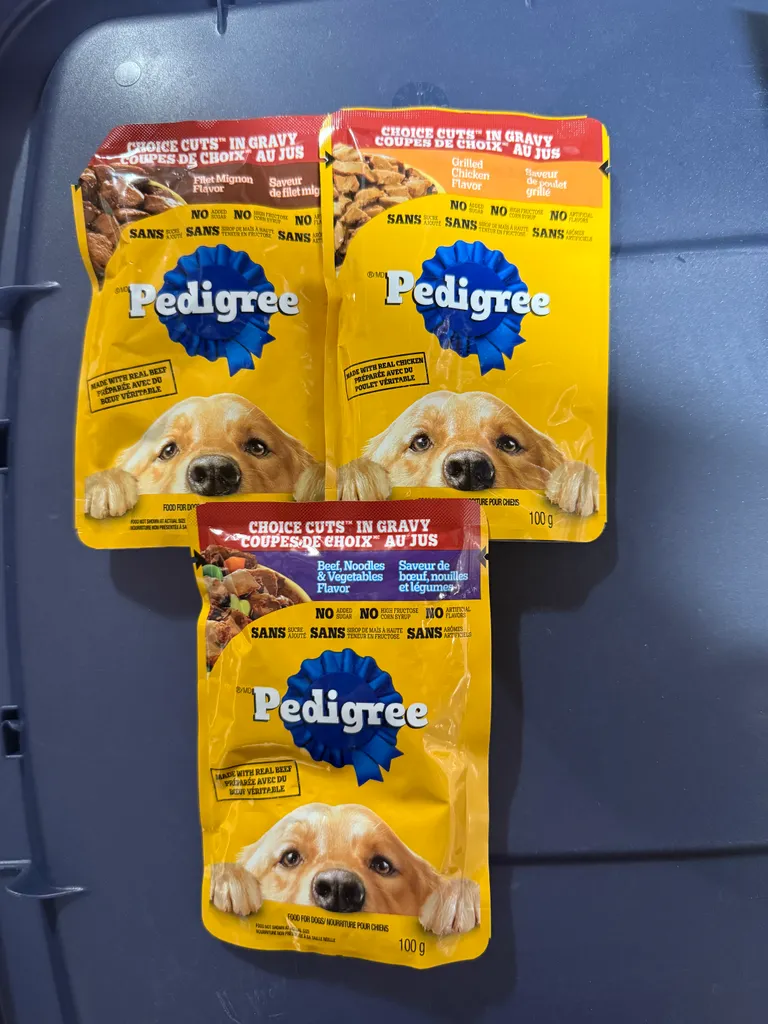 3 pedigree packs 100g each  photo 1