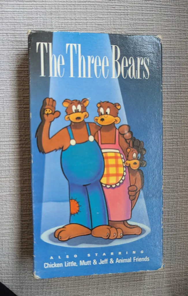 The Three Bears VHS Tape photo 1