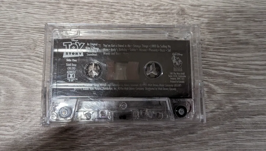 Toy Story Soundtrack Cassette Tape photo 1