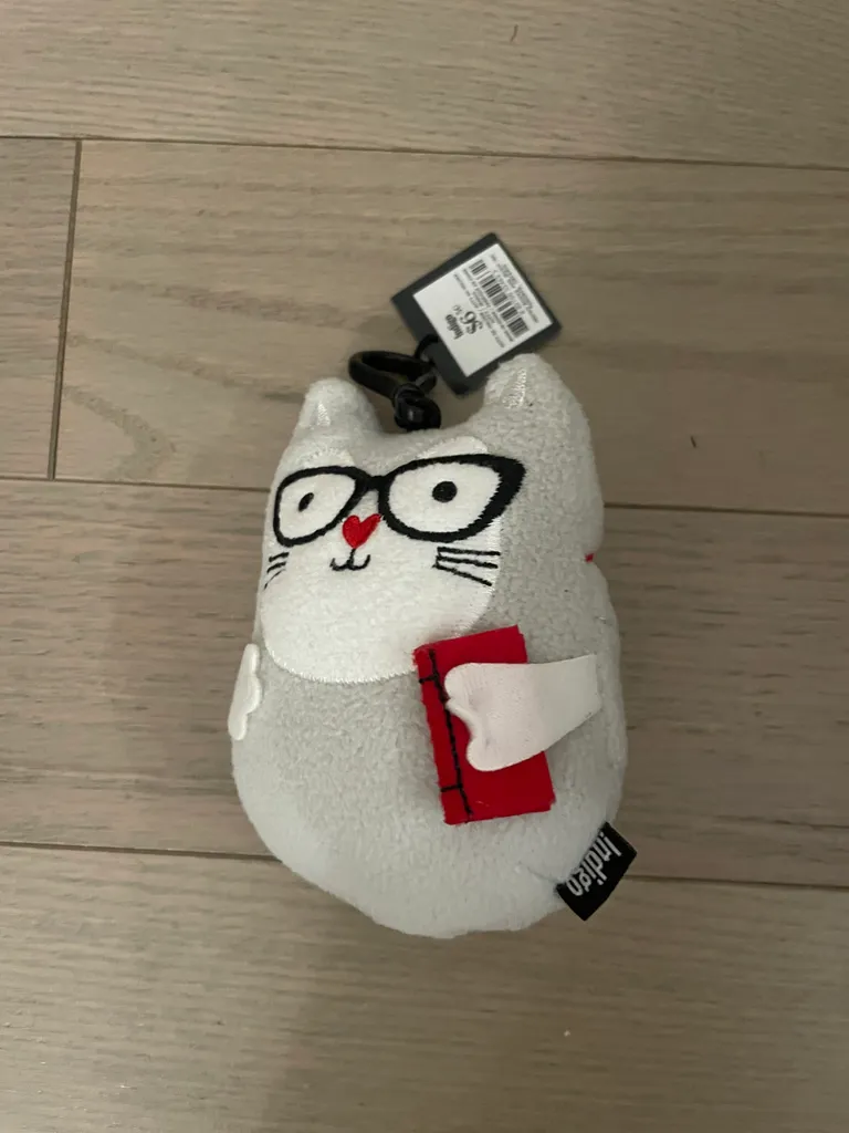 BNWT indigo plush gift card holder  photo 1