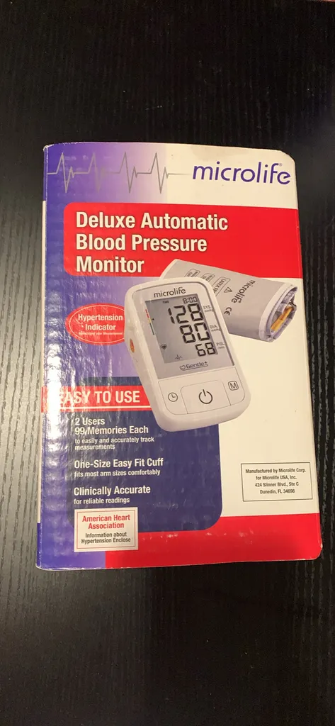 Micro life deluxe  automatic blood pressure monitor photo 1