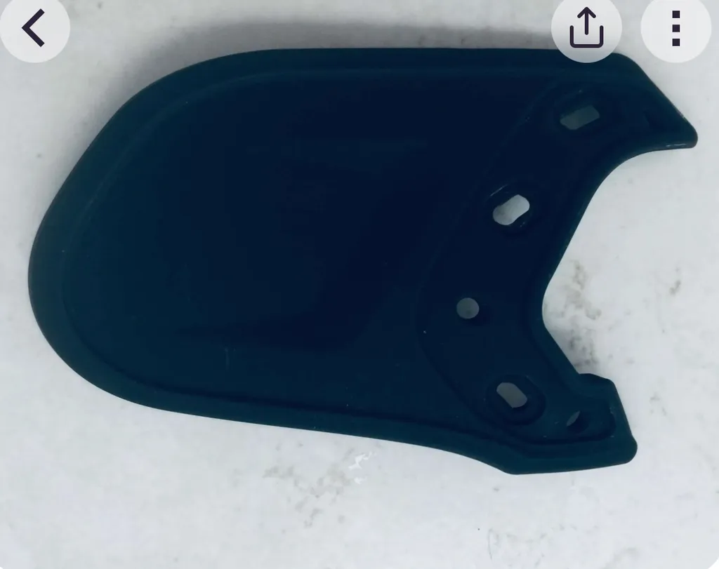 Rawlings Baseball Batting Helmet Jaw Protector Extension photo 1