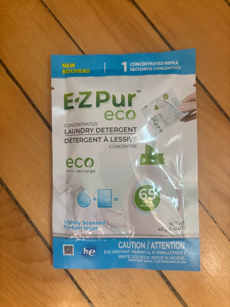 NEW concentrated eco laundry detergent 65 loads   photo 1