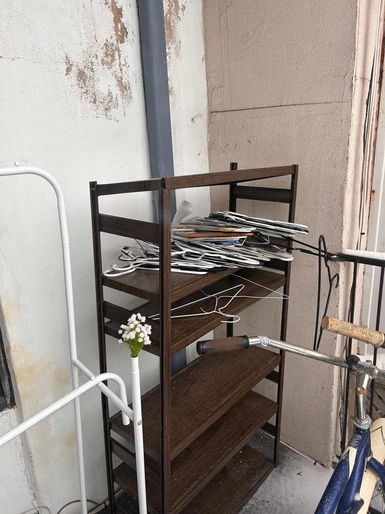 FREE bookshelf (hangers too) photo 1