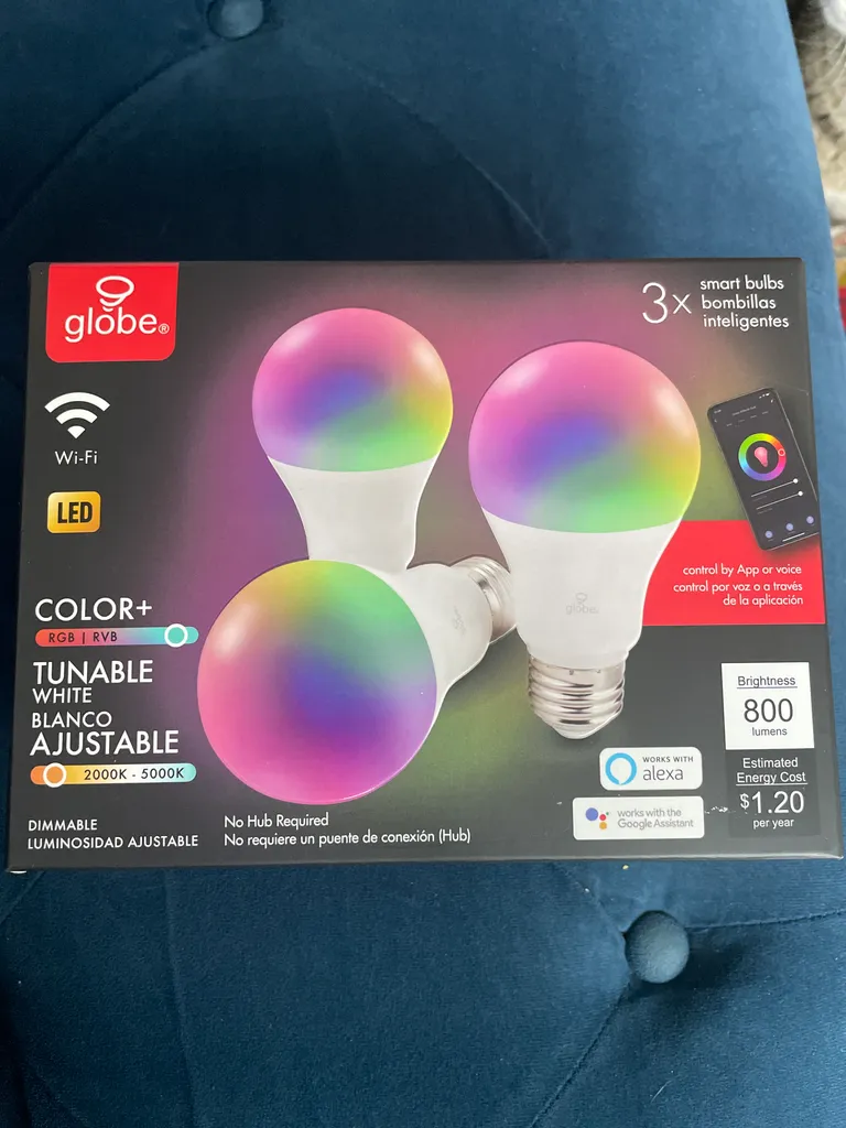 Globe RGB Smart bulbs photo 1