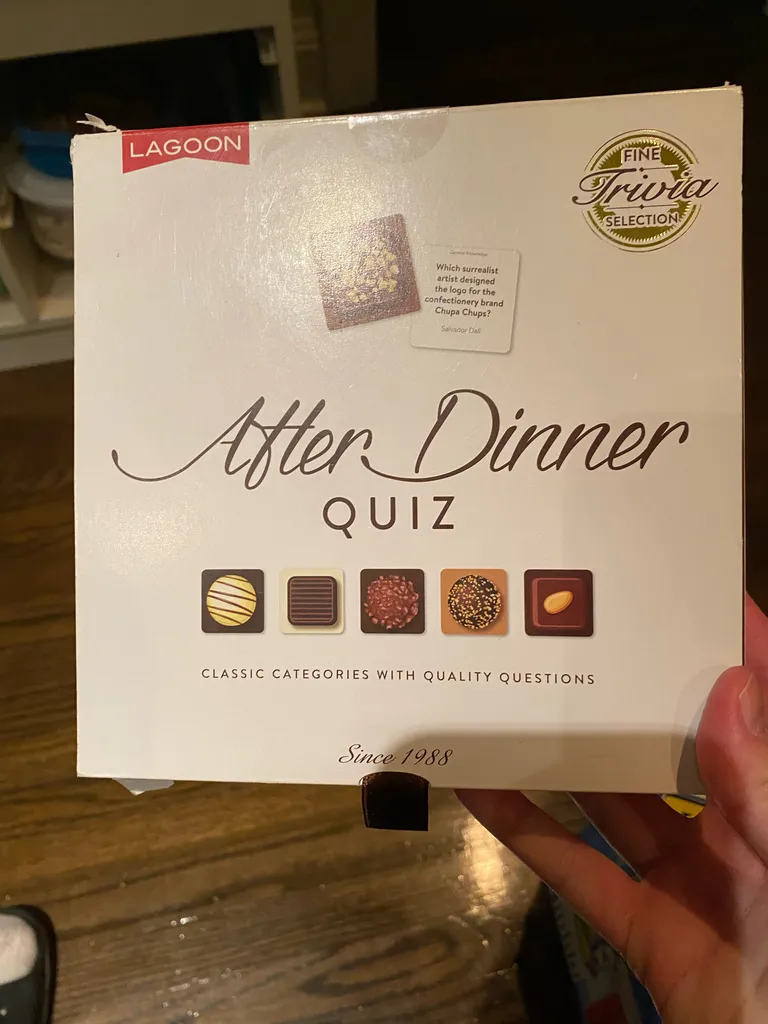 After dinner quiz - board game  photo 1