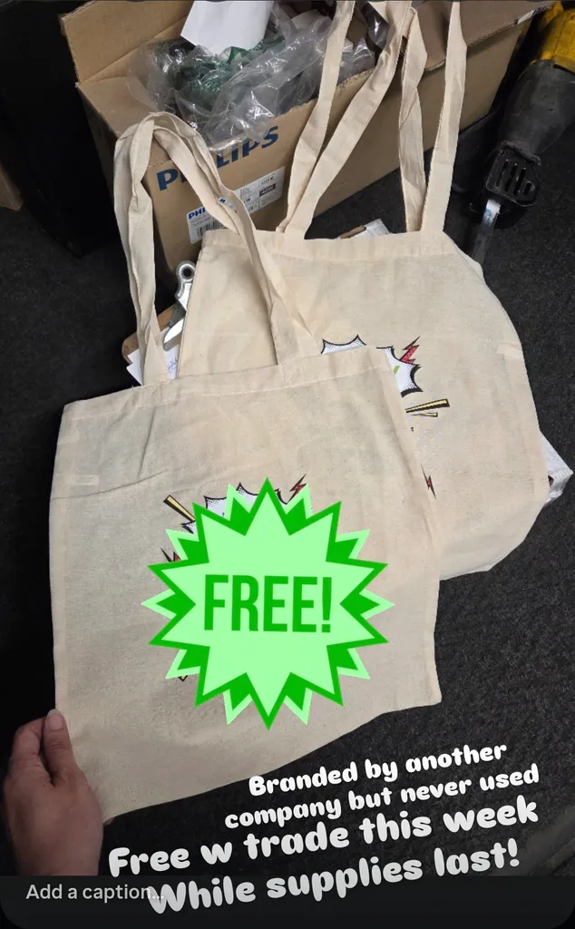 🌈Free canvas tote bag with trade 🌈 photo 1