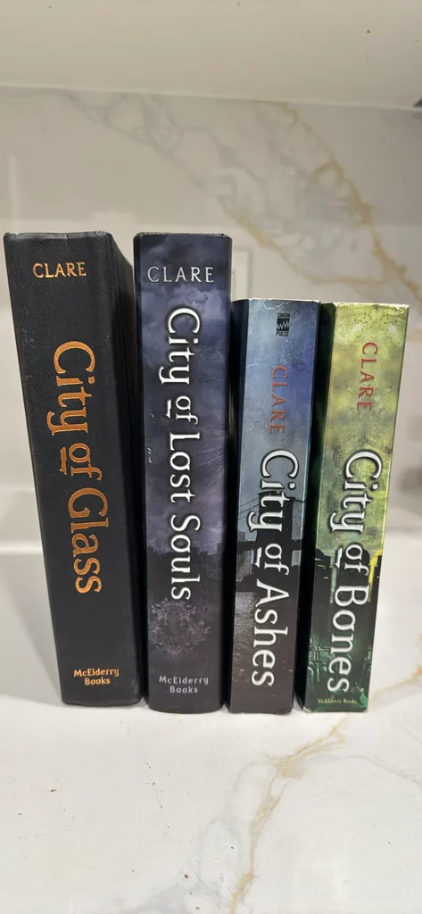 Mortal Instruments Books 1, 2, 3, and 5 photo 1
