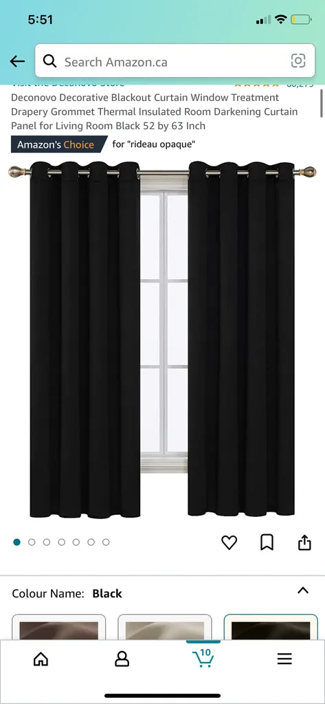 Blackout curtains photo 1