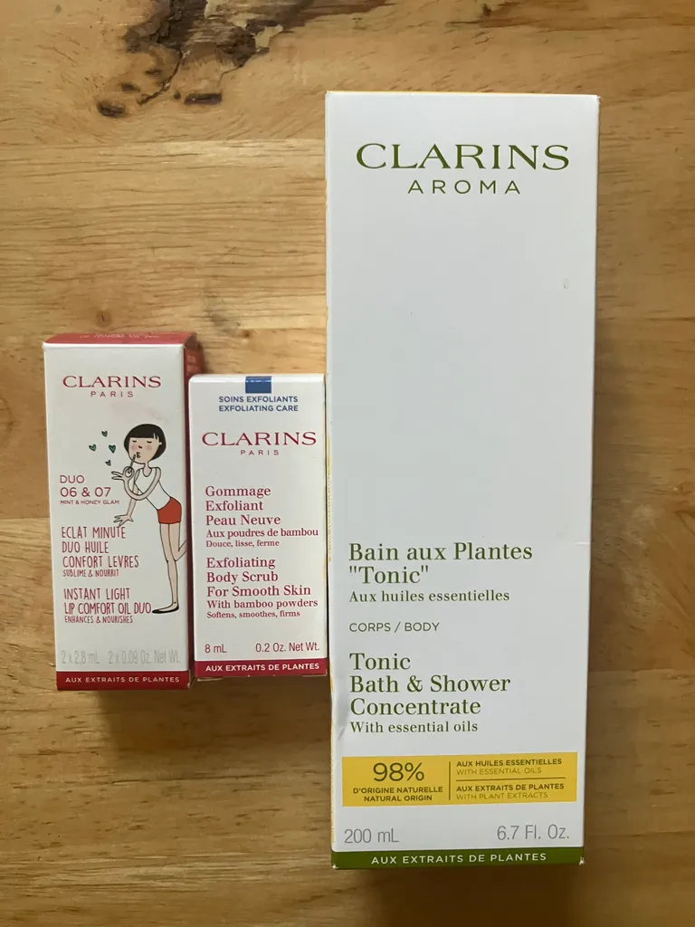 Clarins products  photo 1