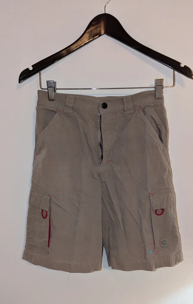 Boys' Size 8 Beige Cargo Shorts photo 1