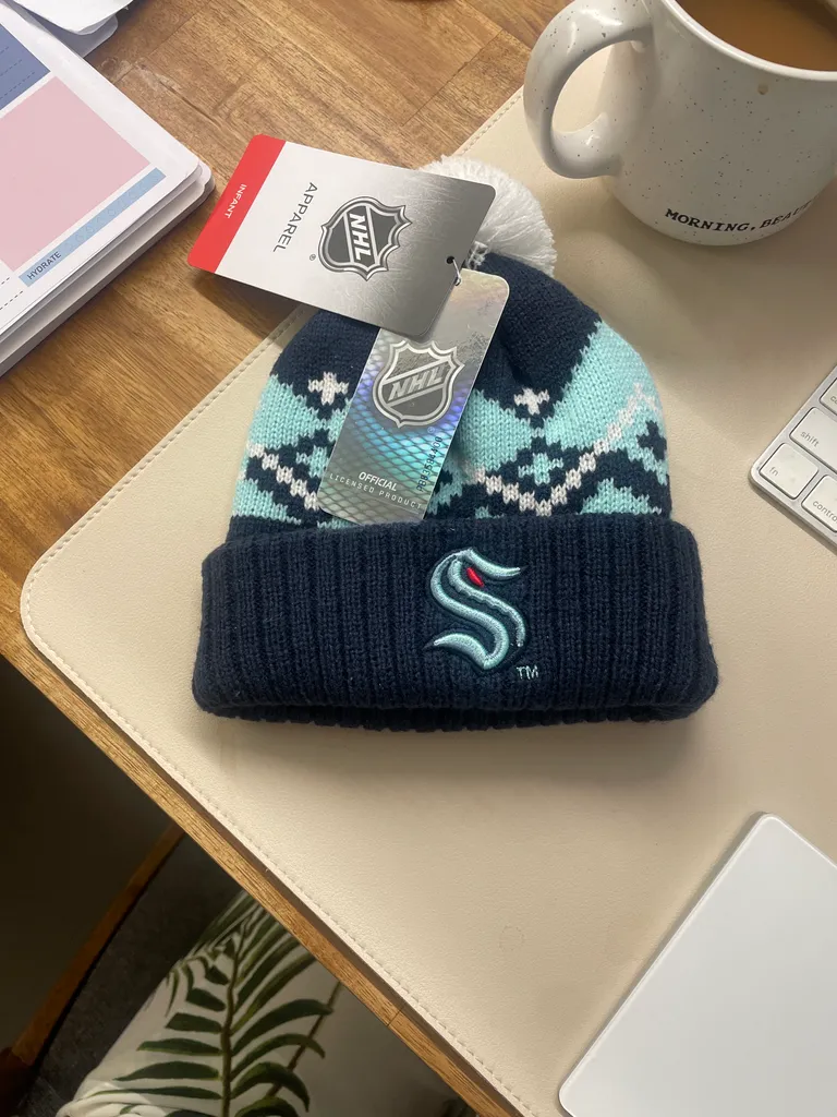 Brand new Seattle Kraken baby toque  photo 1