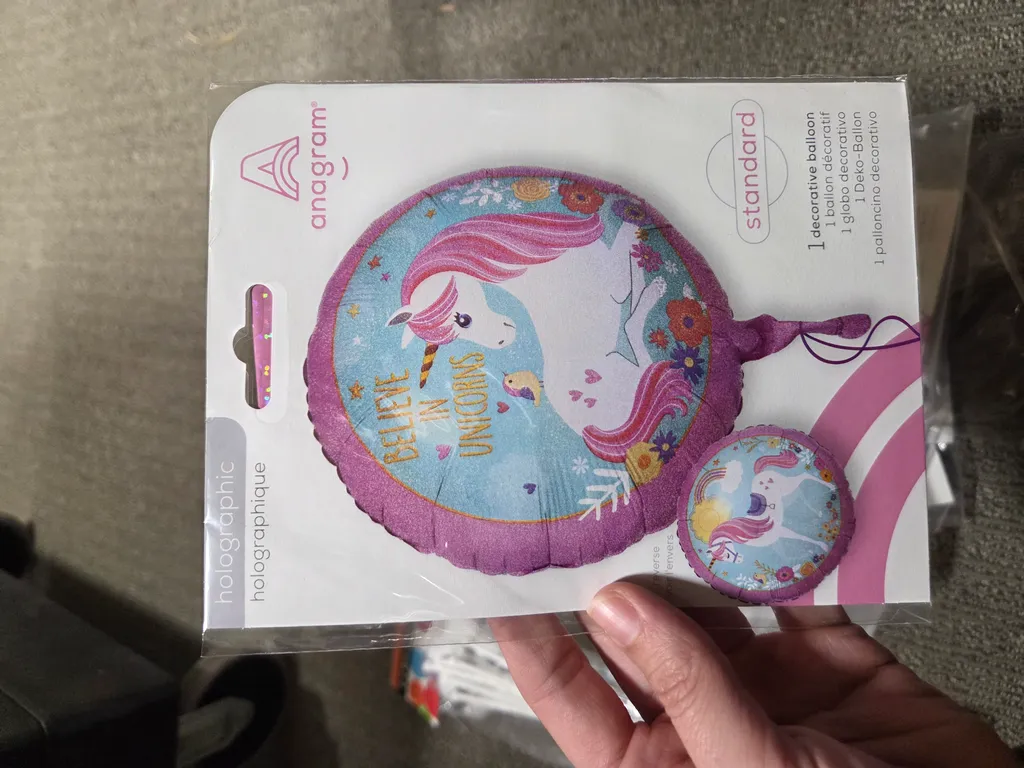 Sparkle unicorn balloon ! photo 1
