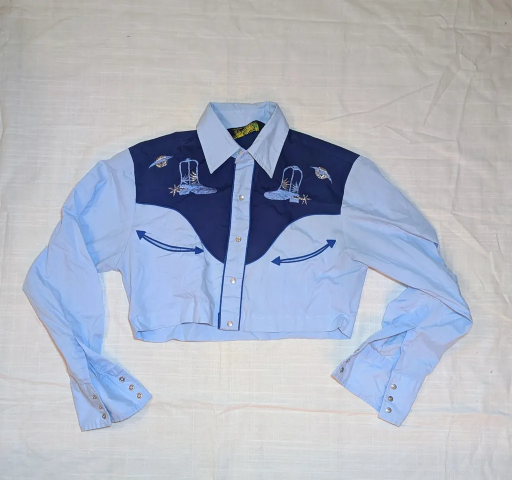 Cropped Cowboy top photo 1