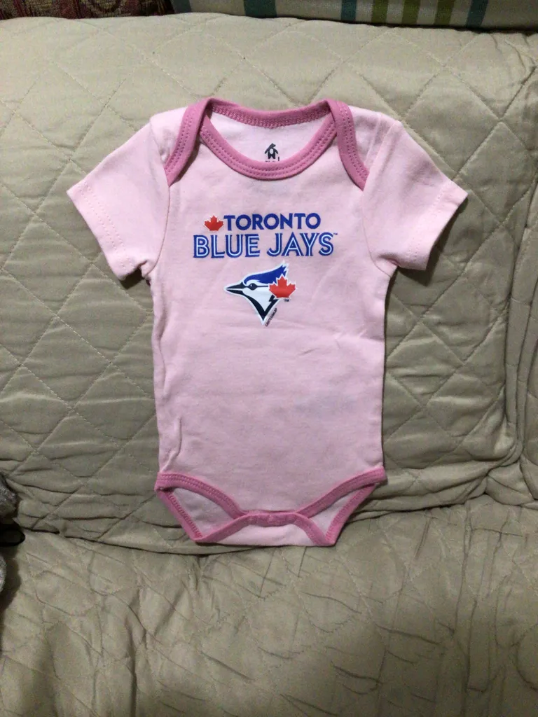 Blue Jay baby onesie photo 1