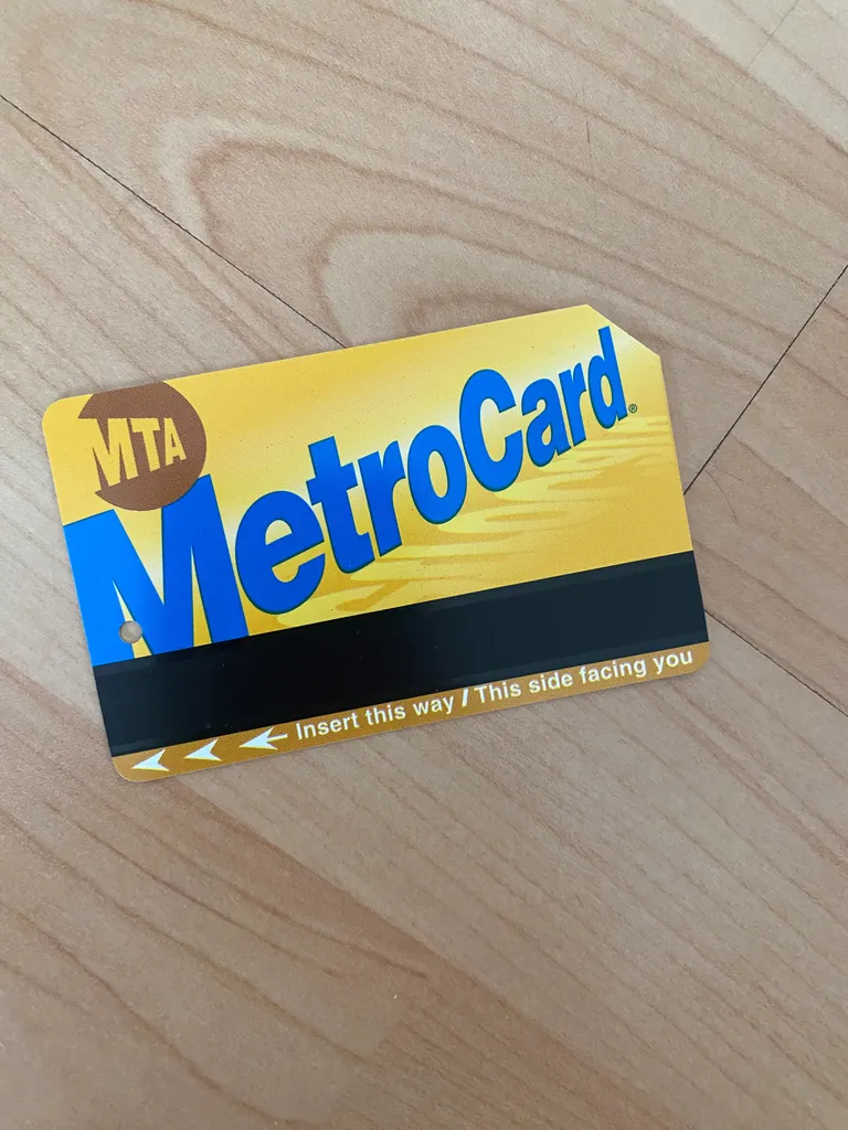 NYC Metro Card photo 1