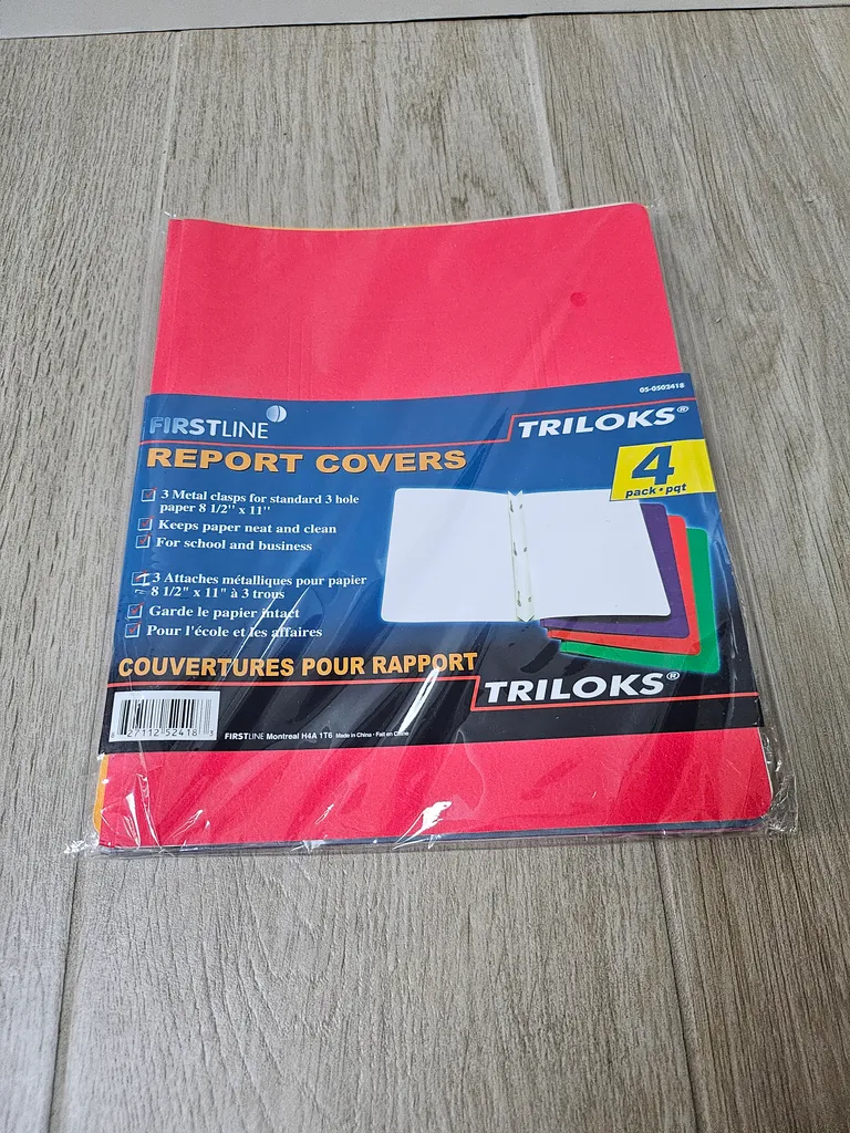 Report folders - duo-tang style photo 1