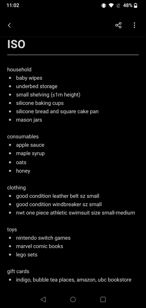 ISO Complete List  photo 1