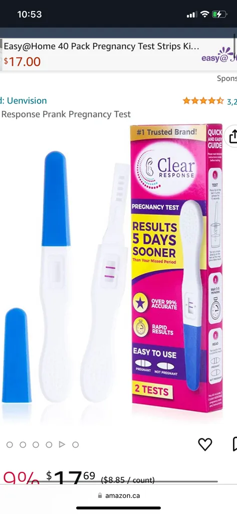 Positive fake pregnancy tests photo 1