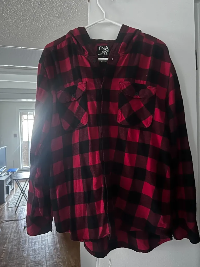 TNA plaid top photo 1