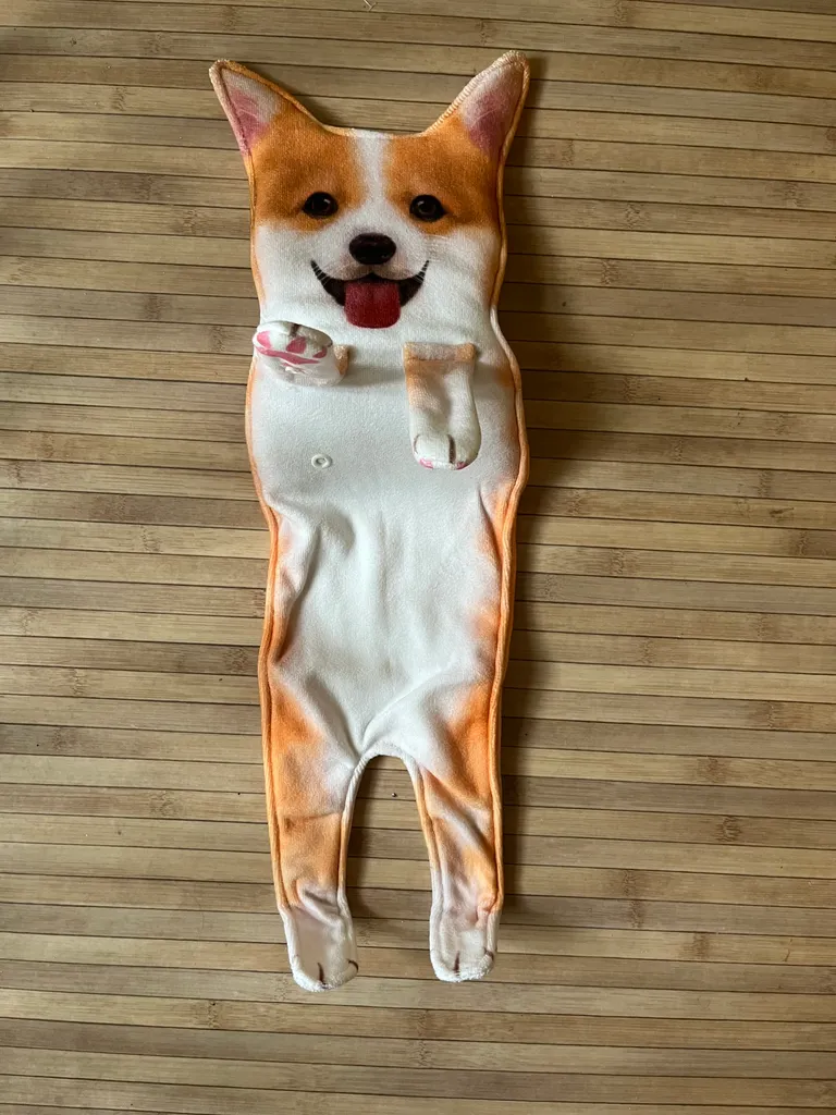 BN corgi hand towel photo 1
