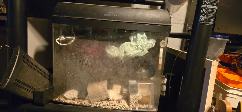 Marineland 6 gal bowfront aquarium  photo 1