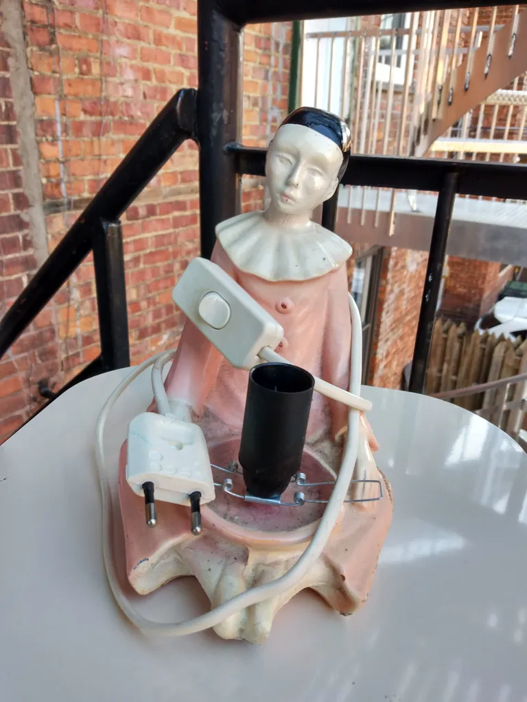 Vintage Pierrot lamp photo 1