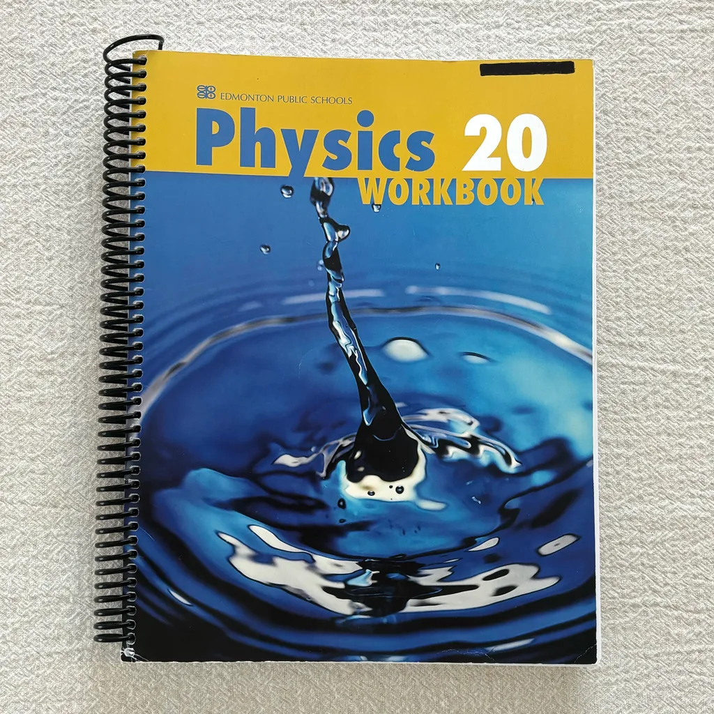*FREE* Physics 20 Workbook photo 1