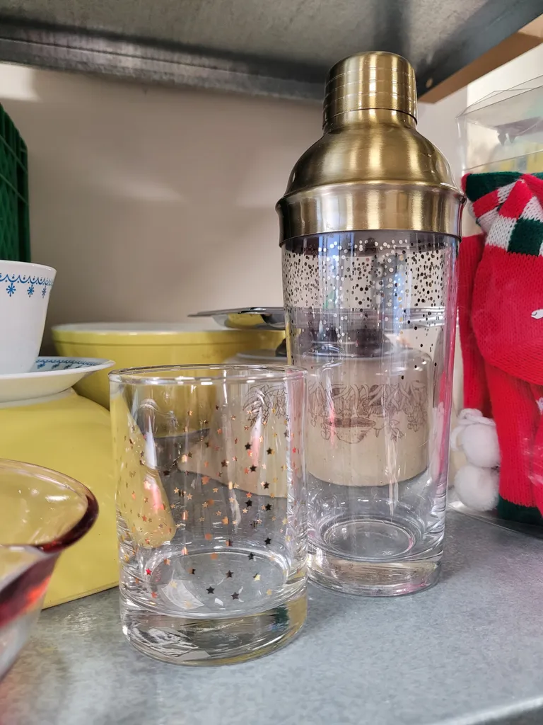 Shaker w glass combo photo 1