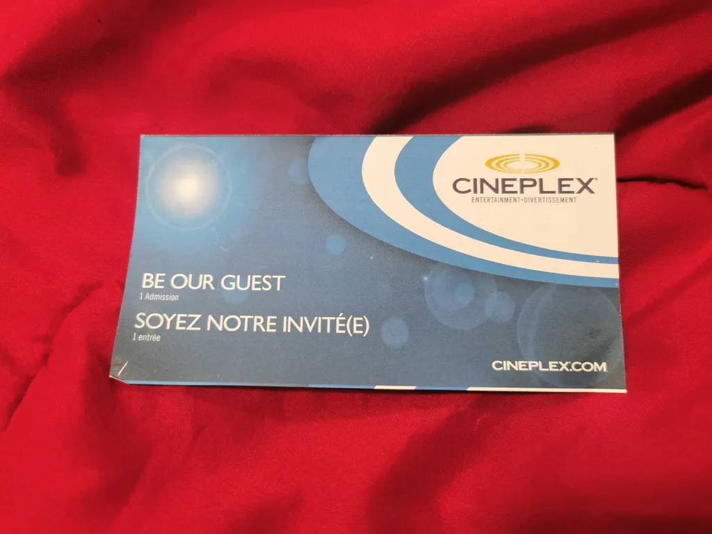 Cineplex Movie ticket!  photo 1