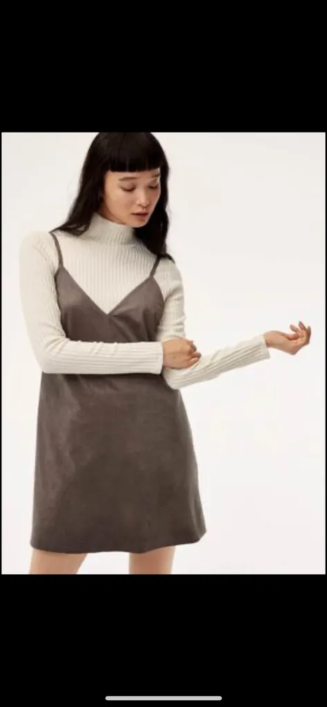 Aritzia suede dress photo 1