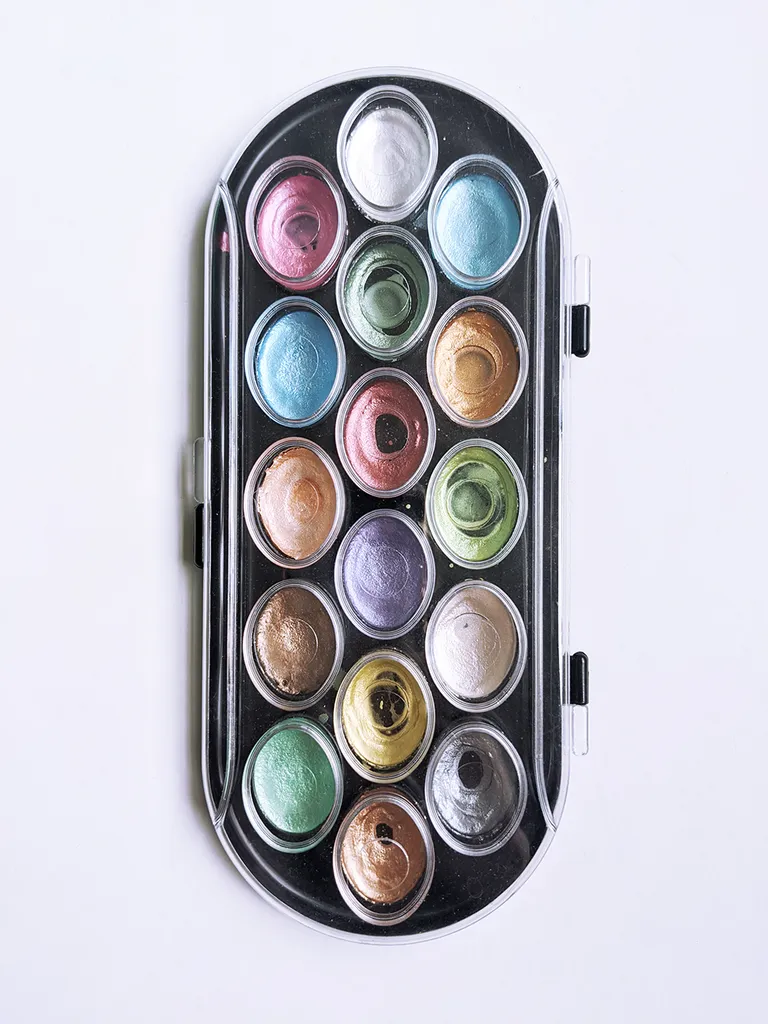 Yasutomo Metallic Watercolour Paint Set photo 1