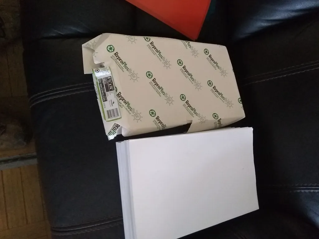 2+ Packs Legal Size Printing Paper & Several Document Sleeves. photo 1