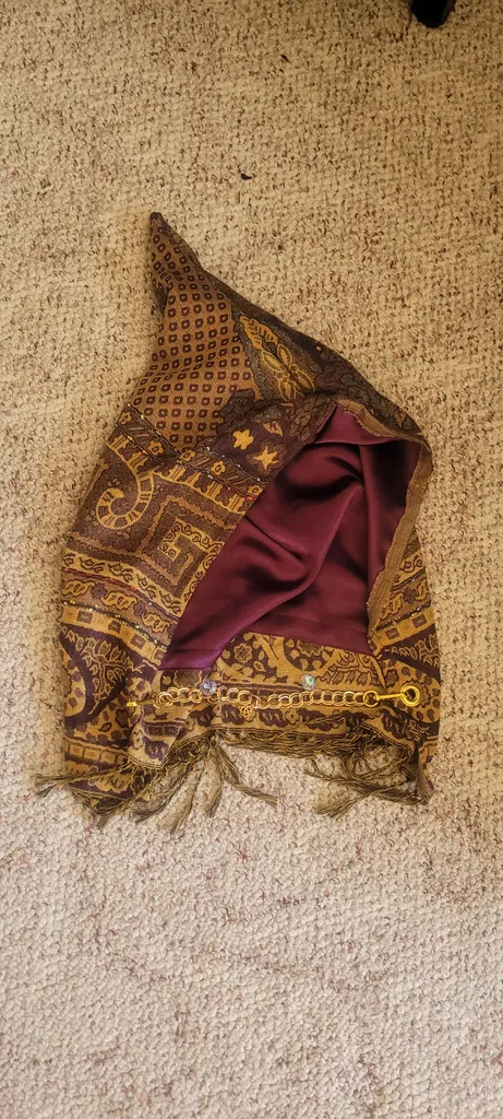 Purple/Pashmina Hood  photo 1