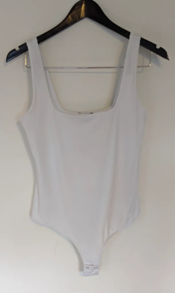 Dynamite White Bodysuit - Women's Size Medium photo 1