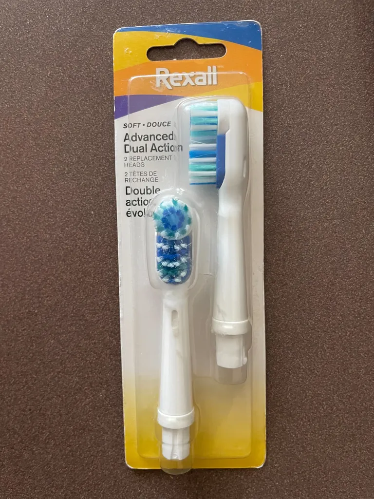 Two soft toothbrush head replacements photo 1