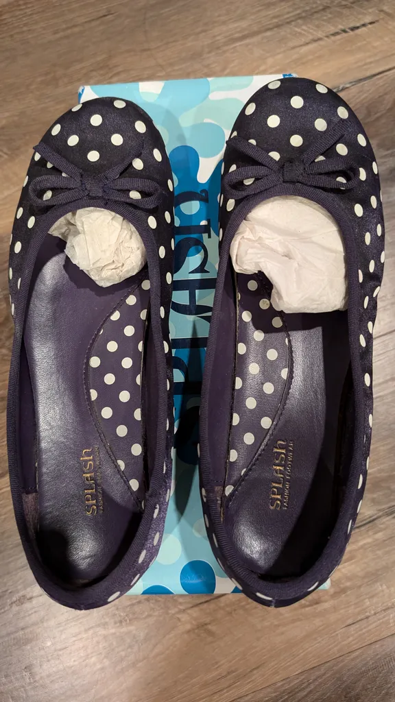 Purple flats size 6 photo 1